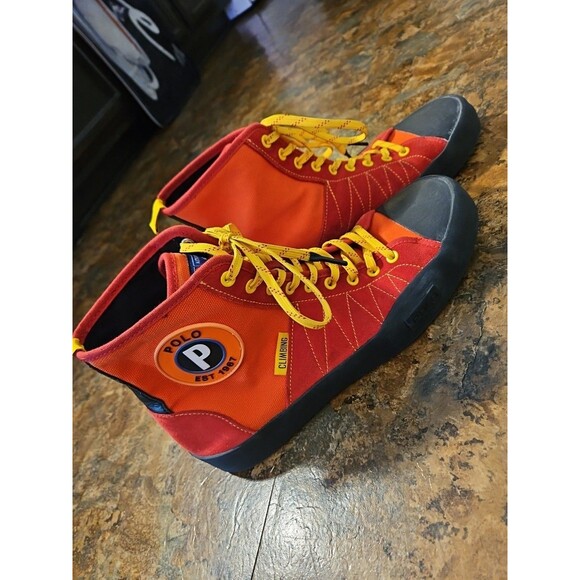 POLO RALPH LAUREN Red Xander Sports High Top Sneakers Men's 12D - Picture 1 of 14